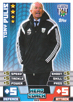 Tony Pulis West Bromwich Albion 2014/15 Topps Match Attax Manager #MN19